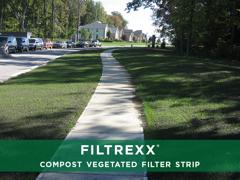 Filtrexx Compost Vegetated Filter Strips, Filtrexx PostConstruction