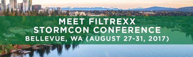 Filtrexx exhibits at 2017 StormCon in Bellevue, WA