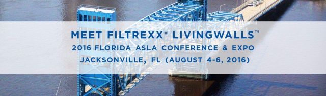 Filtrexx LivingWalls at 2016 Florida ASLA Conference & Expo 