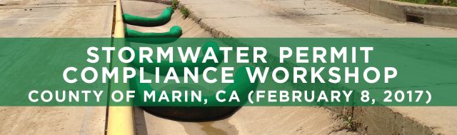SEMINARS Stormwater Permit Compliance County of Marin CA