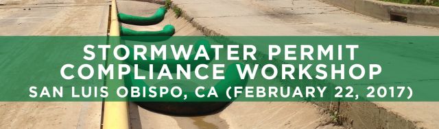 SEMINARS Stormwater Permit Compliance San Luis ObispoCA
