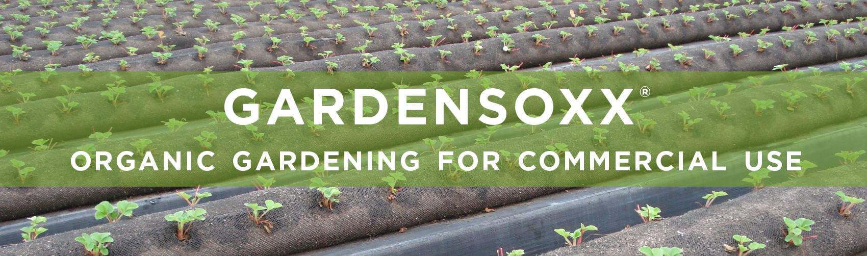 Filtrexx GardenSoxx, Organic Commercial Gardening with GardenSoxx