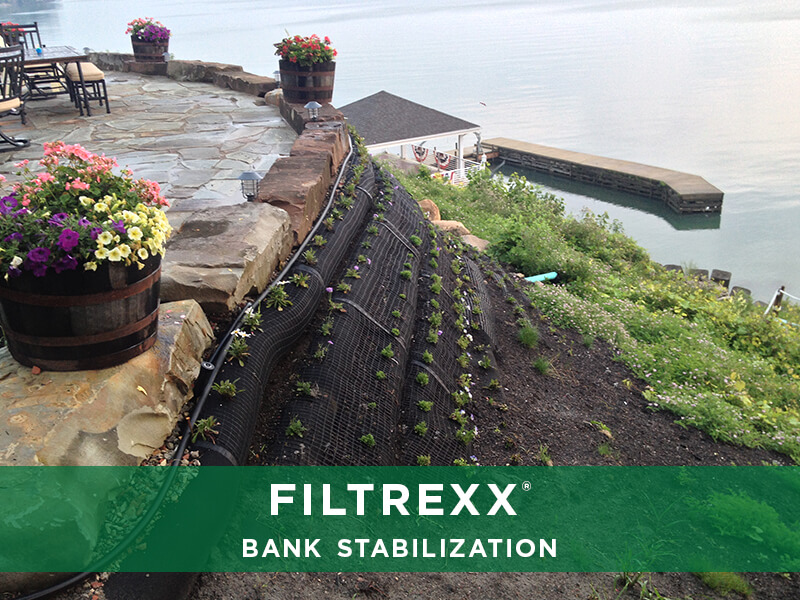 Filtrexx Bank Stabilization Solutions, Reliable Stabilization Systems