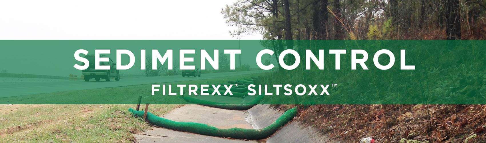 Filtrexx SiltSoxx is the Original Compost Filter Sock. Solutions for Sediment & Erosion Control