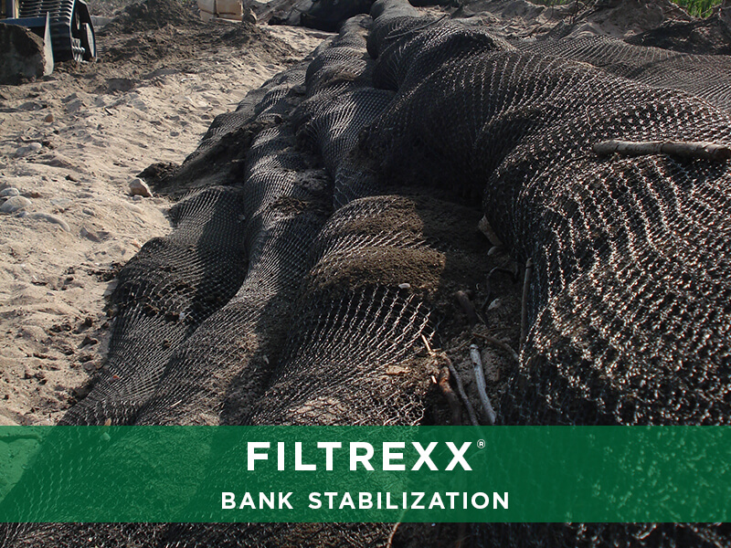 Filtrexx Bank Stabilization Solutions, Reliable Stabilization Systems with Filtrexx Technology