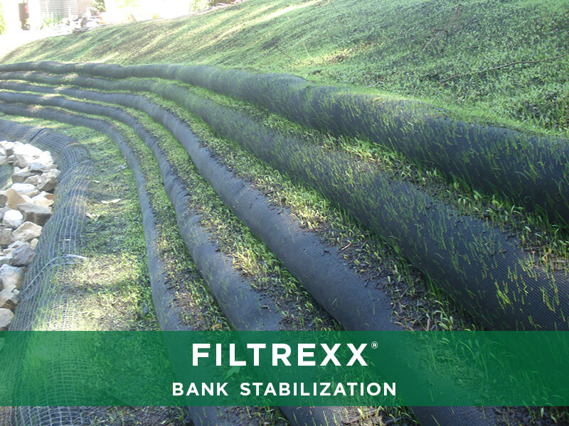 Filtrexx Bank Stabilization Solutions, Reliable Stabilization Systems with Filtrexx Technology