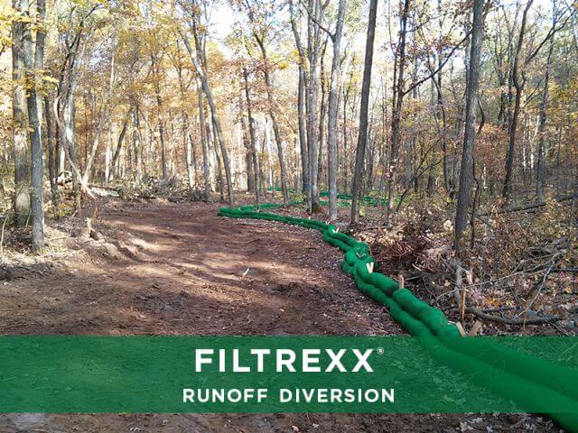 Filtrexx SiltSoxx Runoff Diversion Filtrexx SiltSoxx Runoff Diversion