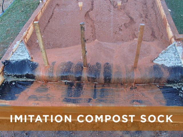 BMP Comparison Imitation Compost Sock BMP Comparison Imitation Compost Sock