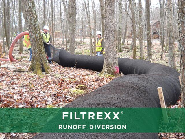 Filtrexx Runoff Diversion Filtrexx Runoff Diversion