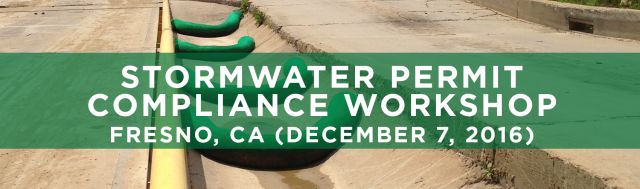 SEMINARS Stormwater Permit Compliance Fresno CA