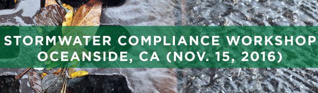 SEMINARS TRWE Stormwater Compliance Oceanside CA SEMINARS TRWE Stormwater Compliance Oceanside CA