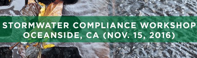 SEMINARS TRWE Stormwater Compliance Oceanside CA