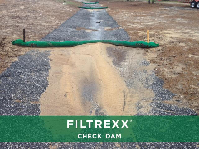Filtrexx Check Dam Sediment Control Filtrexx Check Dam Sediment Control