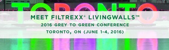 Filtrexx exhibits at Grey to Green Conference 2016 Filtrexx exhibits at Grey to Green Conference 2016