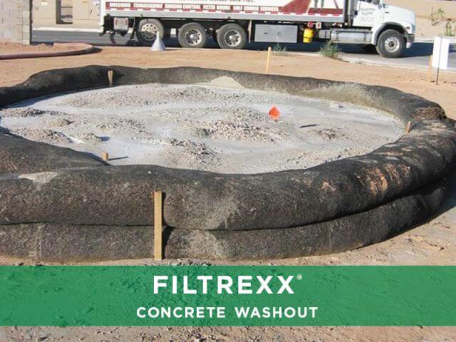 Filtrexx Concrete Washout Sediment Control Filtrexx Concrete Washout Sediment Control