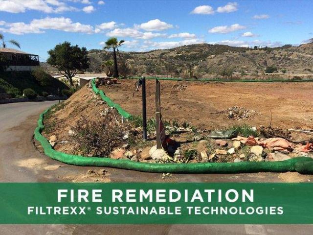 Filtrexx SiltSoxx for Post-Fire Remediation Filtrexx SiltSoxx for Post-Fire Remediation