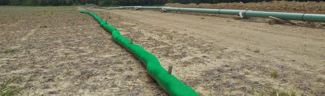 SiltSoxx Sediment Control Perimeter Control Pipeline