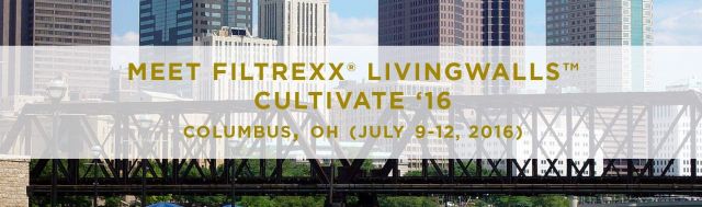 Filtrexx LivingWalls attends Cultivate '16 Conference in Columbus, OH