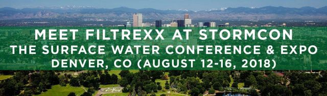 Filtrexx exhibits at 2018 StormCon in Denver, CO Filtrexx exhibits at 2018 StormCon in Denver, CO