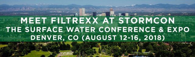 Filtrexx exhibits at 2018 StormCon in Denver, CO