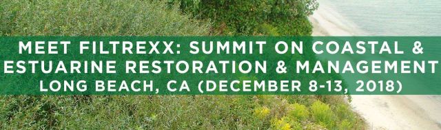 Filtrexx attends 9th National Summit on Coastal and Estuarine Restoration and Management Filtrexx attends 9th National Summit on Coastal and Estuarine Restoration and Management