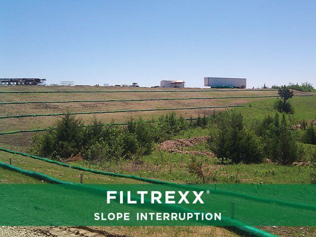 Filtrexx SiltSoxx Slope Interruption Filtrexx SiltSoxx Slope Interruption